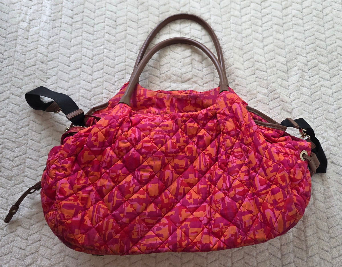 #190 Kate Spade Pink Diaper Bag with Changing Pad
