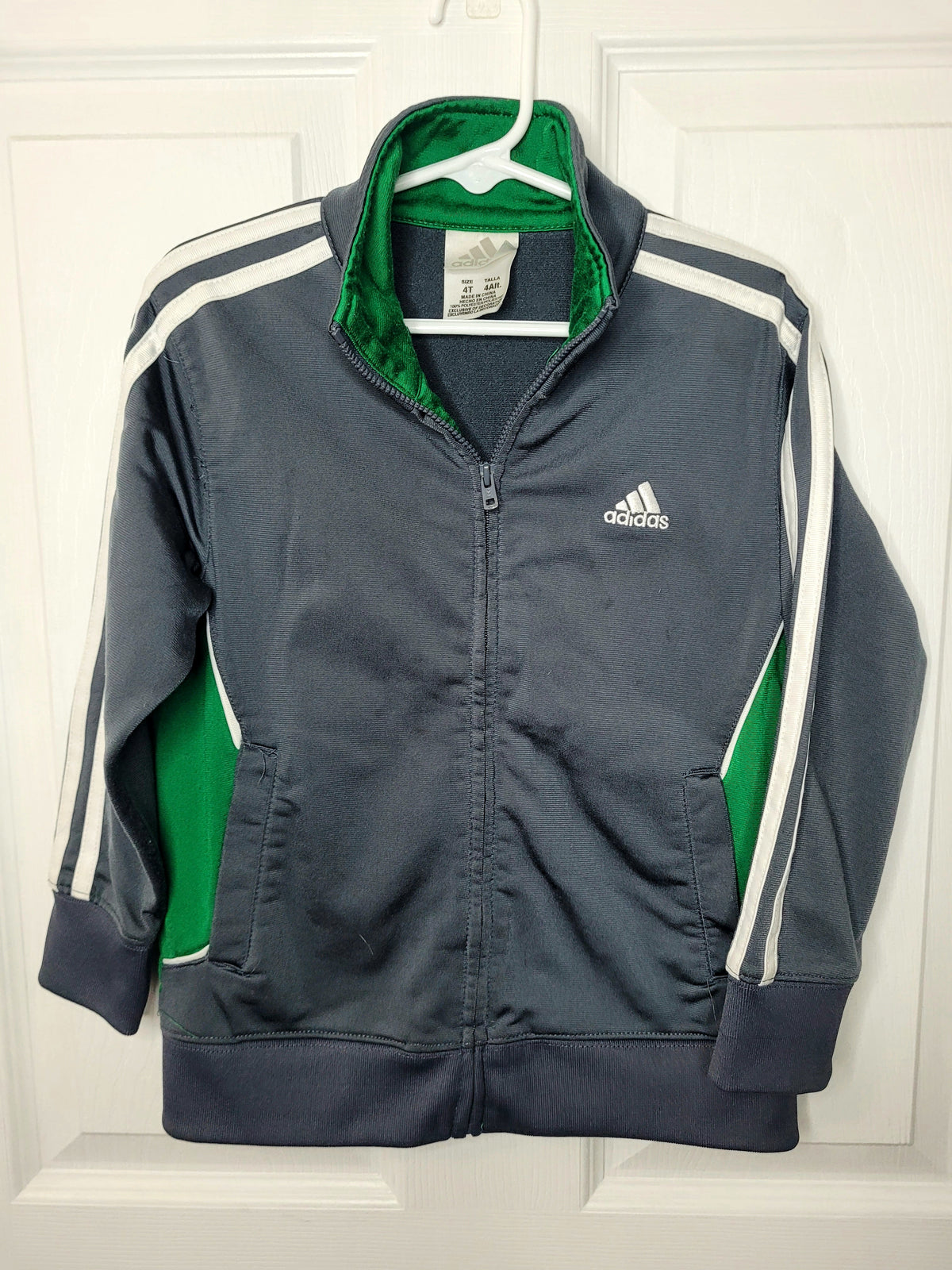 #164 Adidas Track Jacket Boys 4T