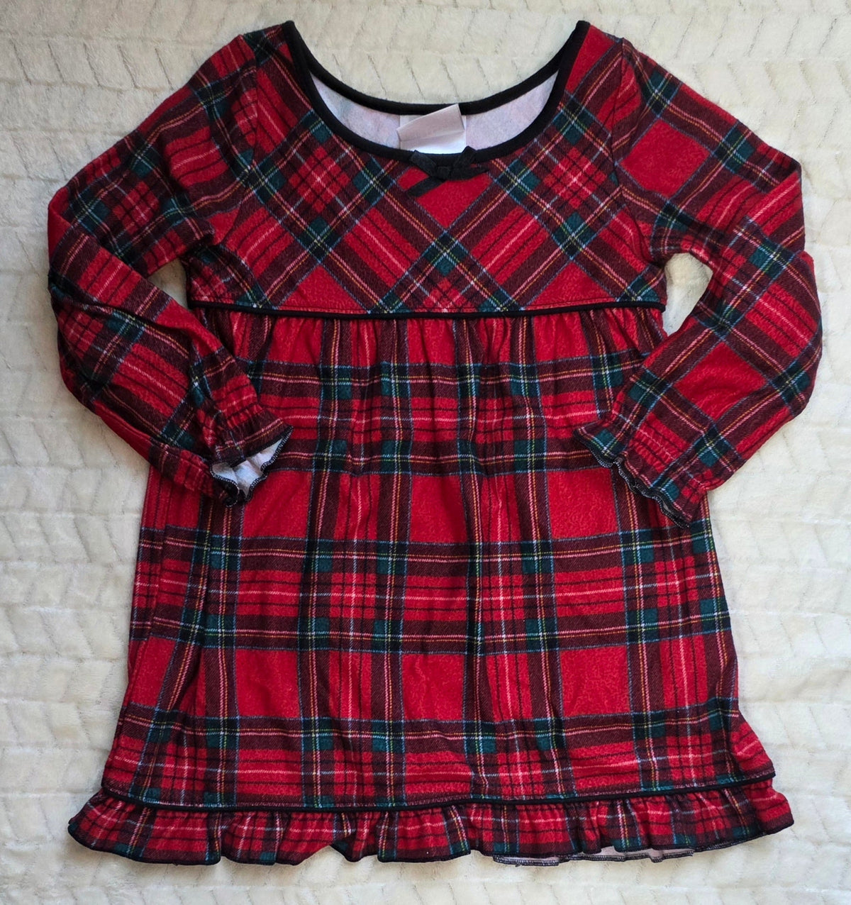 Girls 2T Wondershop by Target Flannel Nightgown Dress Red Plaid (2 of 2)