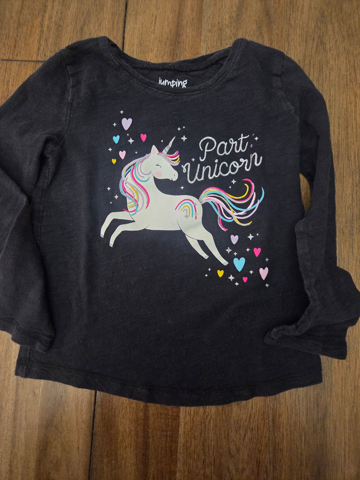 Seller 188 girls Grey and Black Shirts size 5