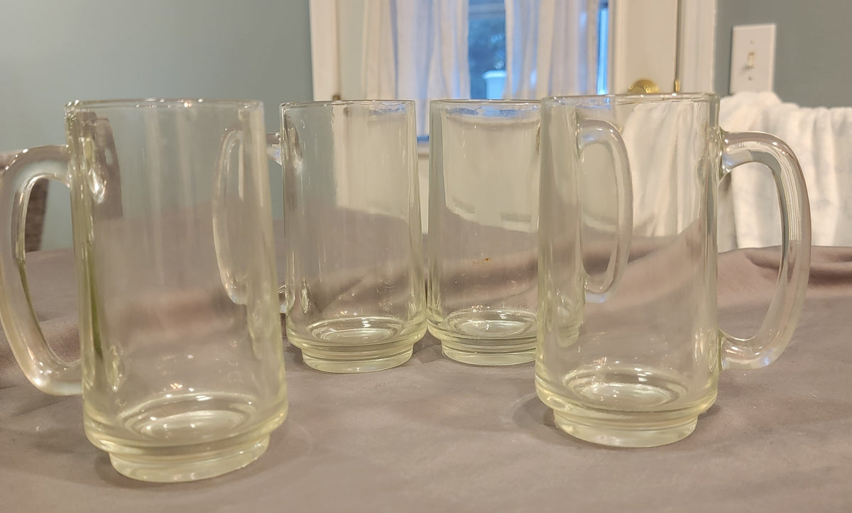 Seller #18 Four Glass Mugs