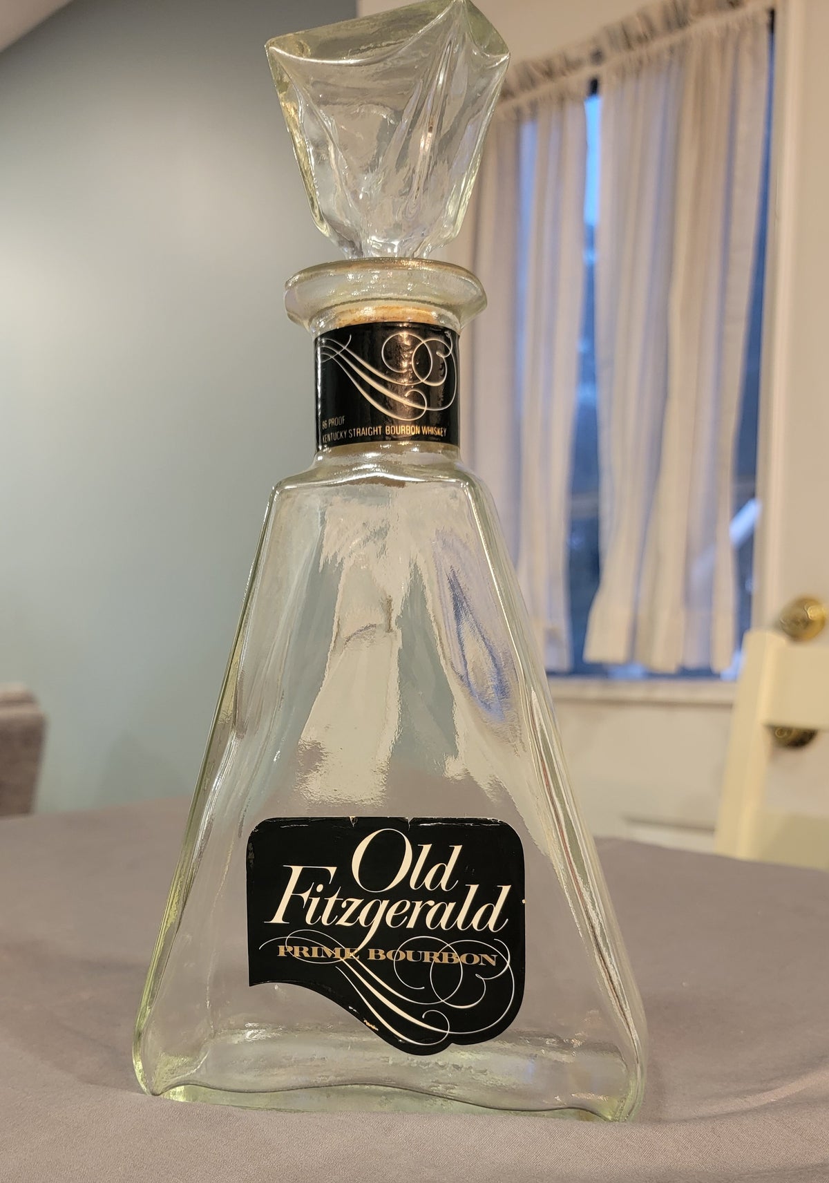 Seller #18 Old Fitzgerald Bourbon Decanter