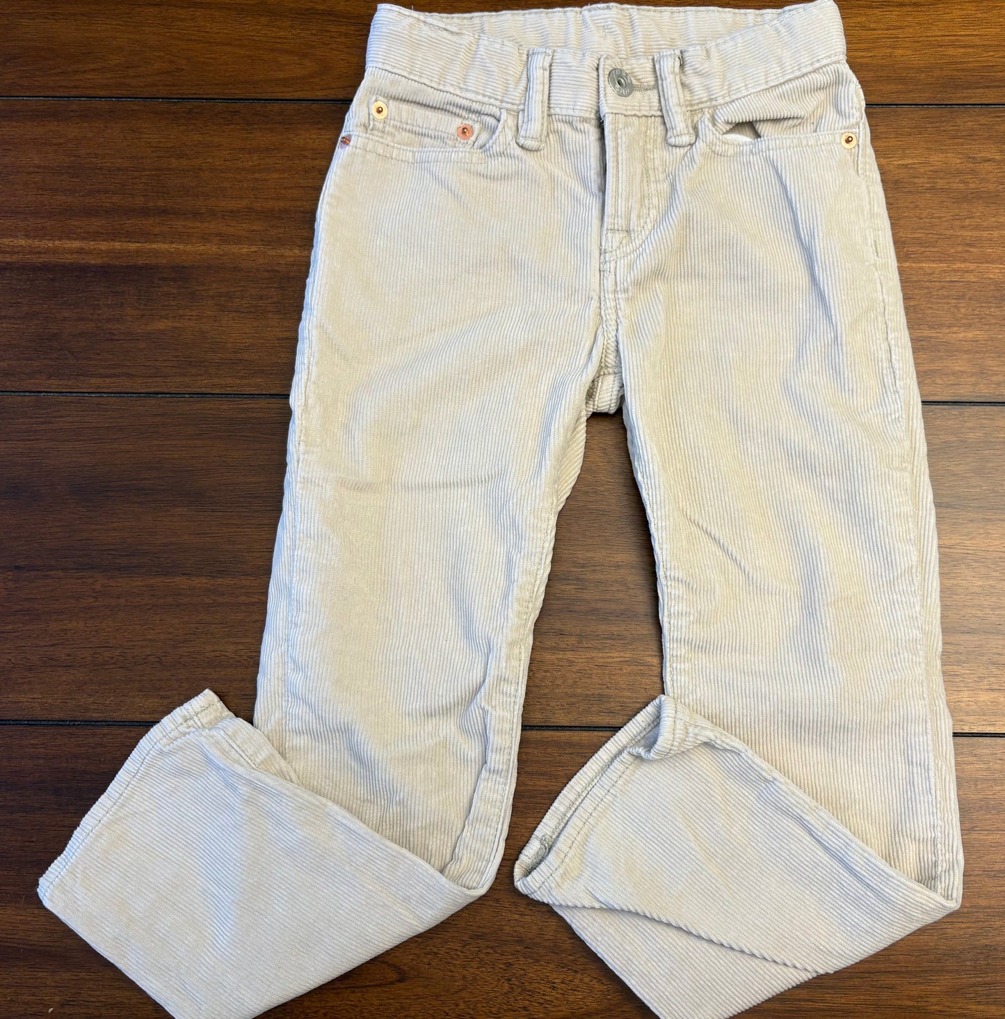 Seller #210 Gap Kids Boys Size 5 Cream Corduroy Pants