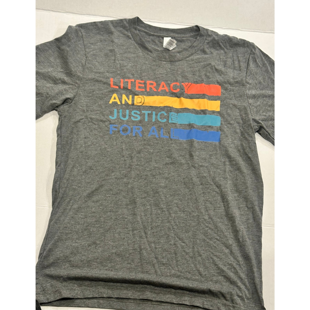 Seller 48- Literacy and Justice for All NWOT Bella Brand Womans Size M