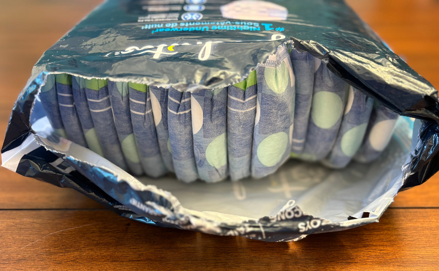 Seller #210 GoodNites Boys Size L 17 Count Nighttime Underwear 2 of 2