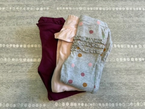 Seller 183 - Girls 24 Month Leggings (Set of 3) - VGUC