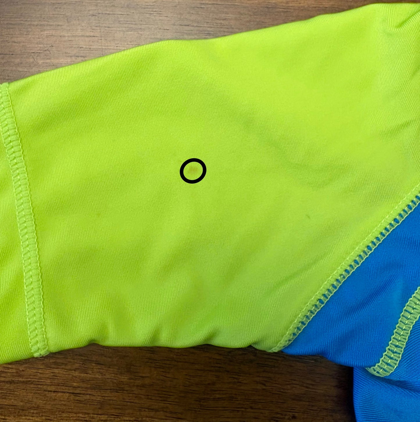 Seller #210 UV Skinz Boys Size 12-18M Blue & Lime Green Shark 3 Piece Rash Guard Swimsuit Set