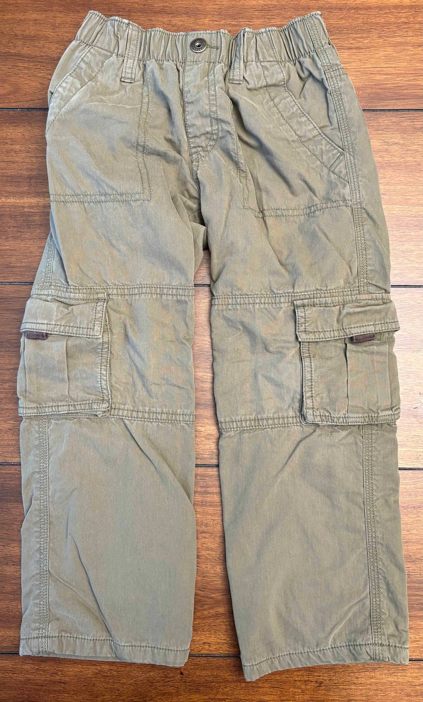 Seller #210 Gymboree Boys Size 5T Olive Green Lined Cargo Pants