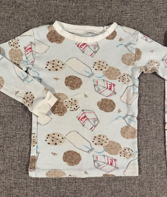 Seller #79 | Burt's Bees Baby Milk & Cookies 2 Piece Pajamas | Toddler 18mo