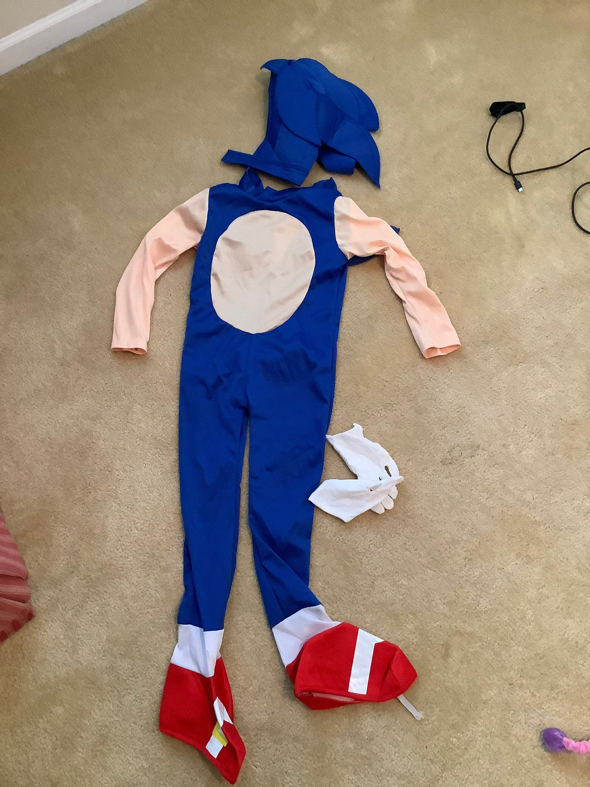 #130 Sonic the Hedgehog Cosume Sz 6