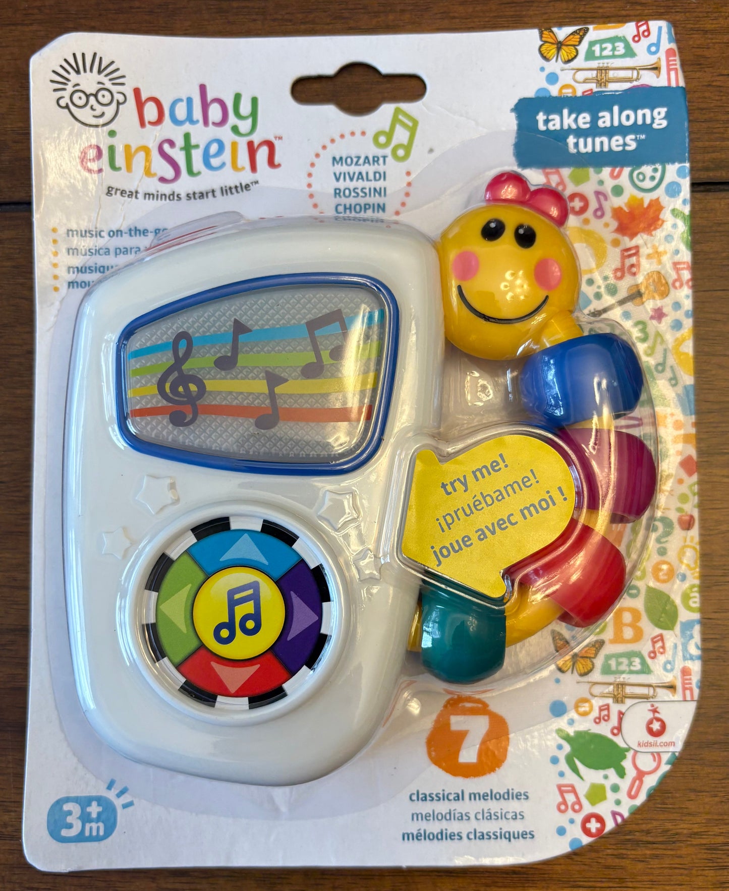 Seller #210 Baby Einstein Take Along Tunes NWT