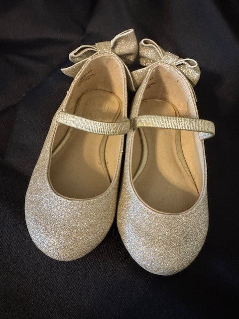 Seller #141 Janie and Jack Toddler size 4 VGUC Sparkle Flats SR
