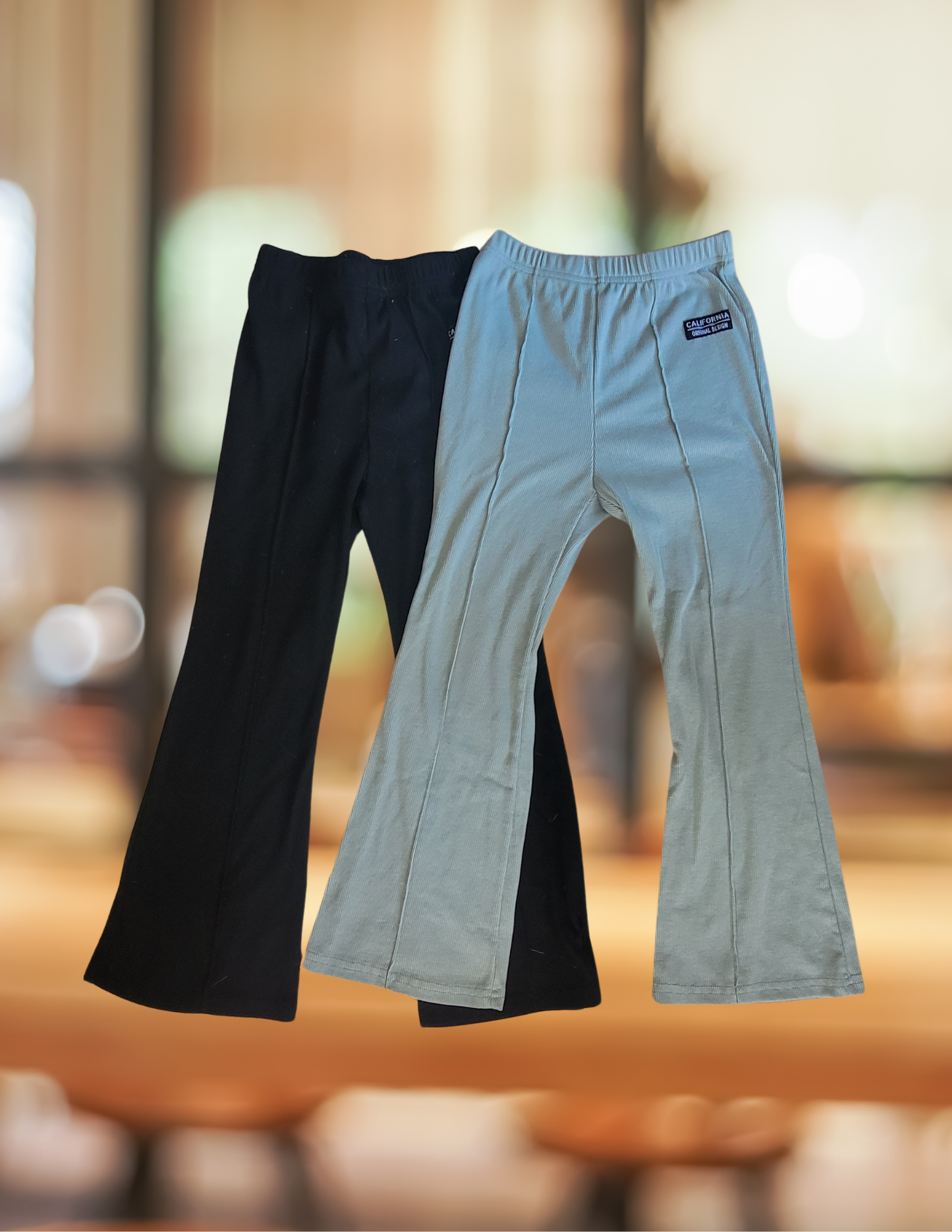 #59 Girls Size 7Y Flare Legged Pants 2 pairs
