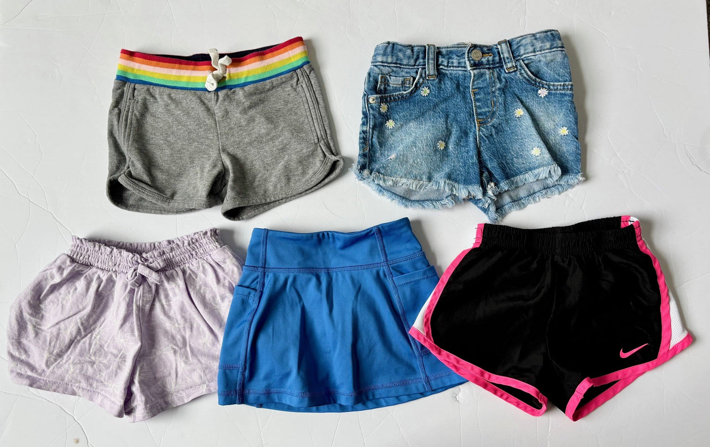 #43 Shorts Bundle (5) Girls 2T EUC