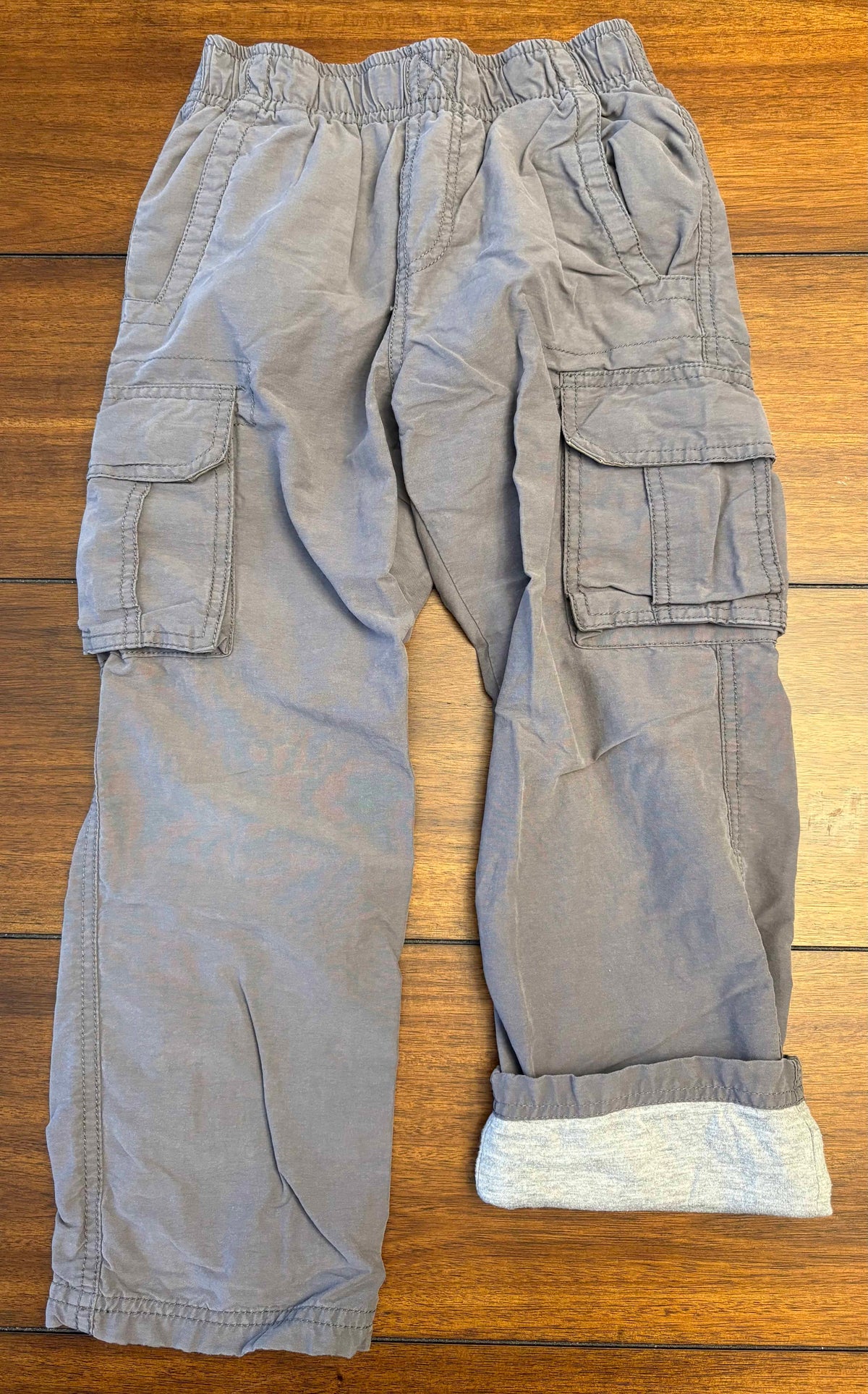 #197 Tucker & Tate Boys Size 5 Dark Gray Lined Cargo Pants