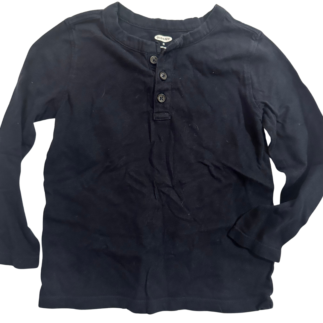 Seller 48- Old Navy Navy Henley Boys Size 4T
