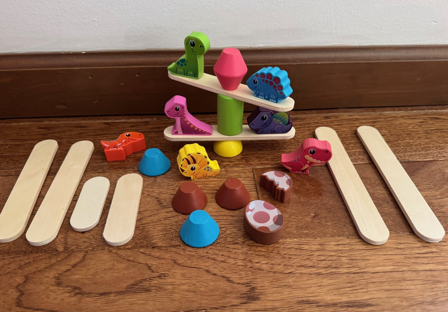 Seller #126 Dinosaur Stacking & Balance Puzzle - REDUCED