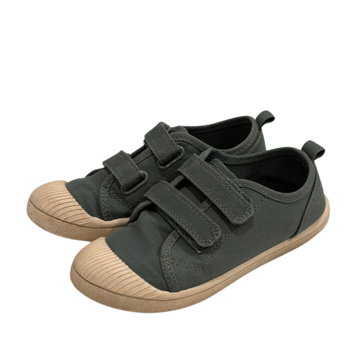 #88 Green & Tan Cat & Jack Shoes Size 12