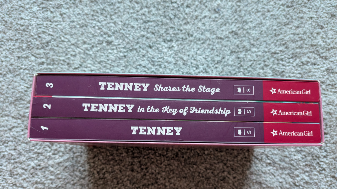 #17 American Girl Tenney 3 book set, New