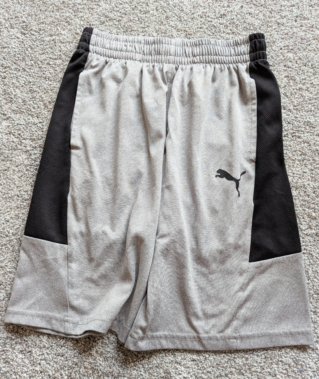 #17 Puma Boys Basketball Shorts, size M (10-12)