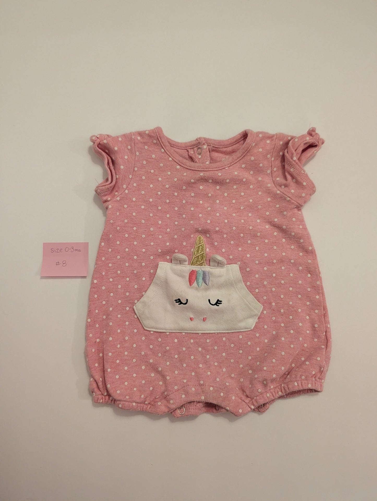 Seller 97, Unicorn Bubble, baby girl, size 0-3mo (item 8)