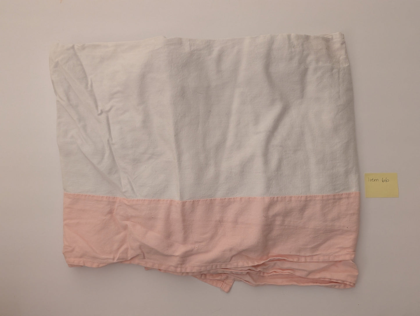 Seller 97, Pink Crib Dust Ruffle (item 66)