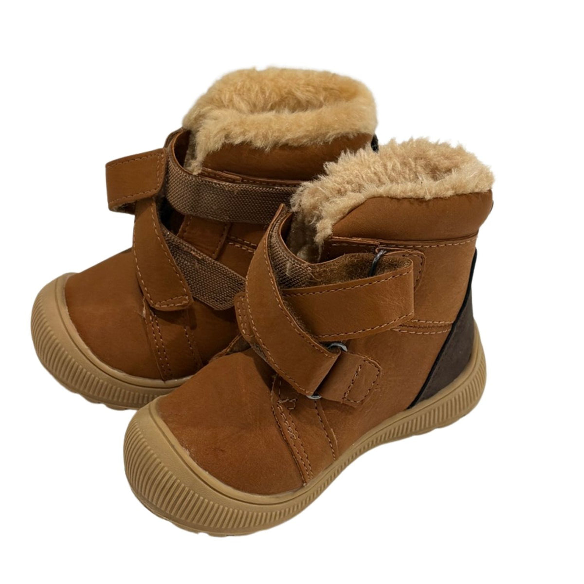 #88 Brown Winter Boots Size 5, Girls