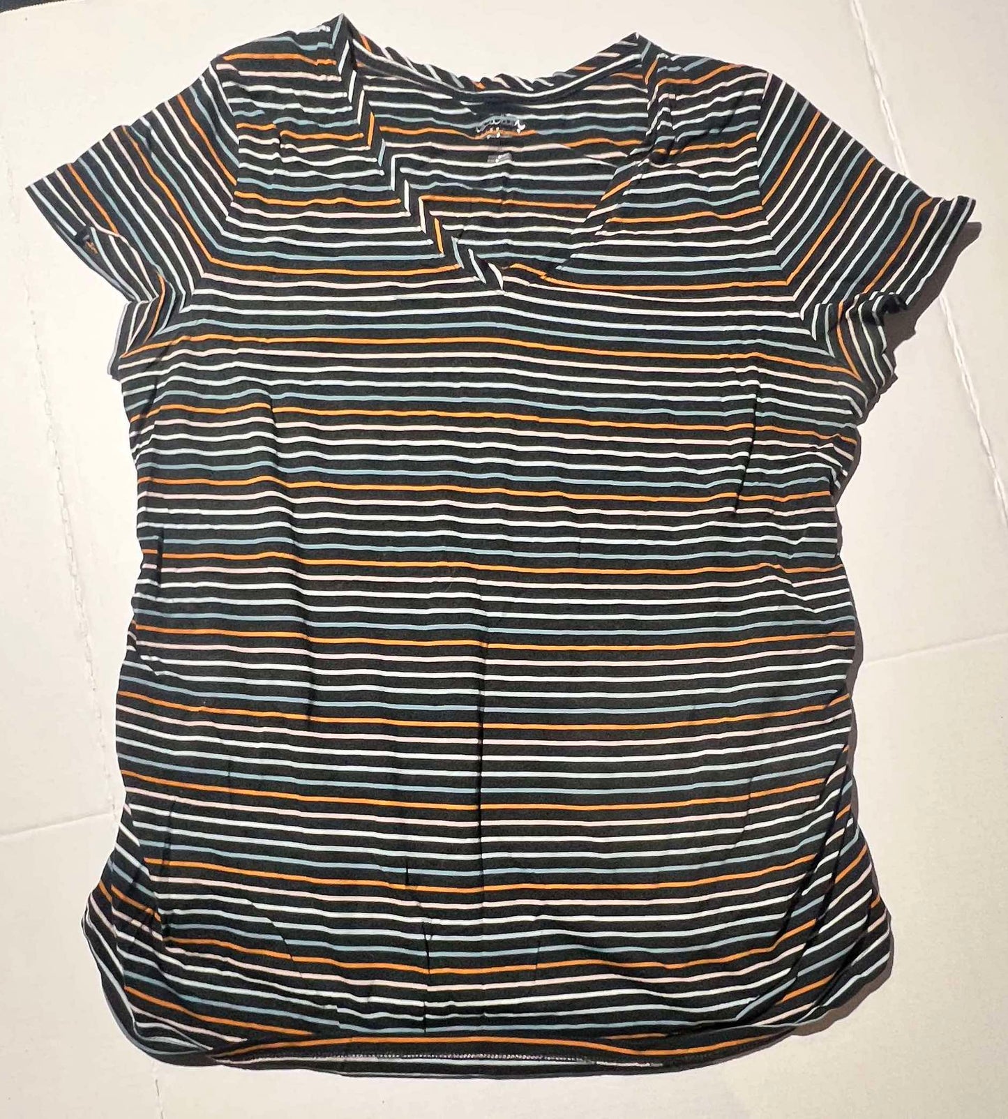 #98 XL Isabel Maternity Striped Top