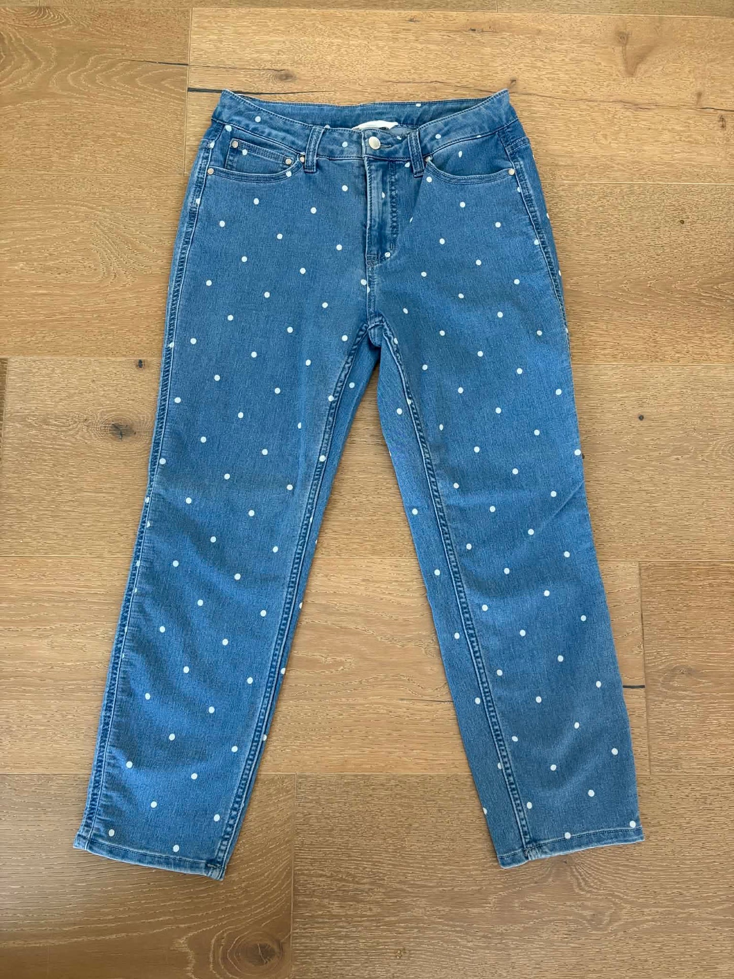 #196 REDUCED Workshop Republic Clothing Women's Size 6 Polka Dot Jeans