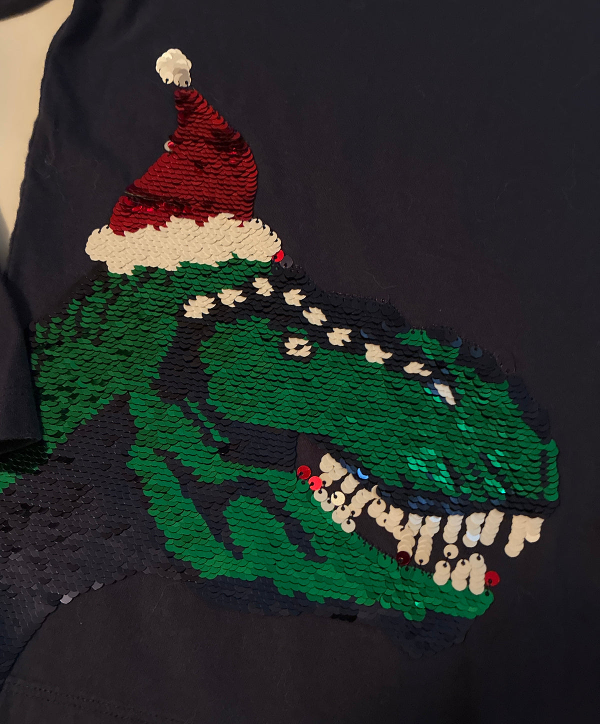 Seller 76 Joules Christmas Dinosaur Top size 8