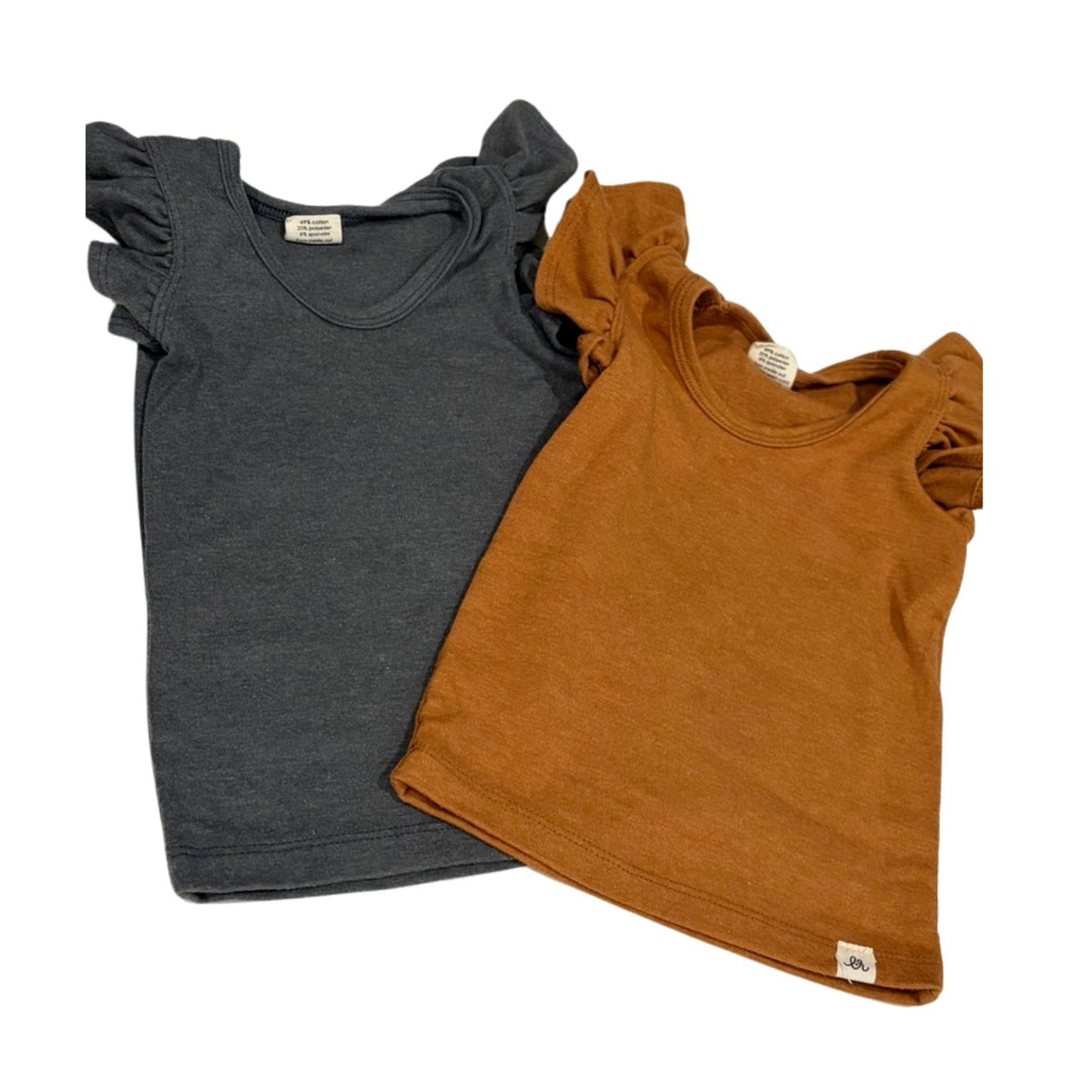 #88 | Girls | 12-18M | Little Road Co. | Flutter Sleeve Shirt Set