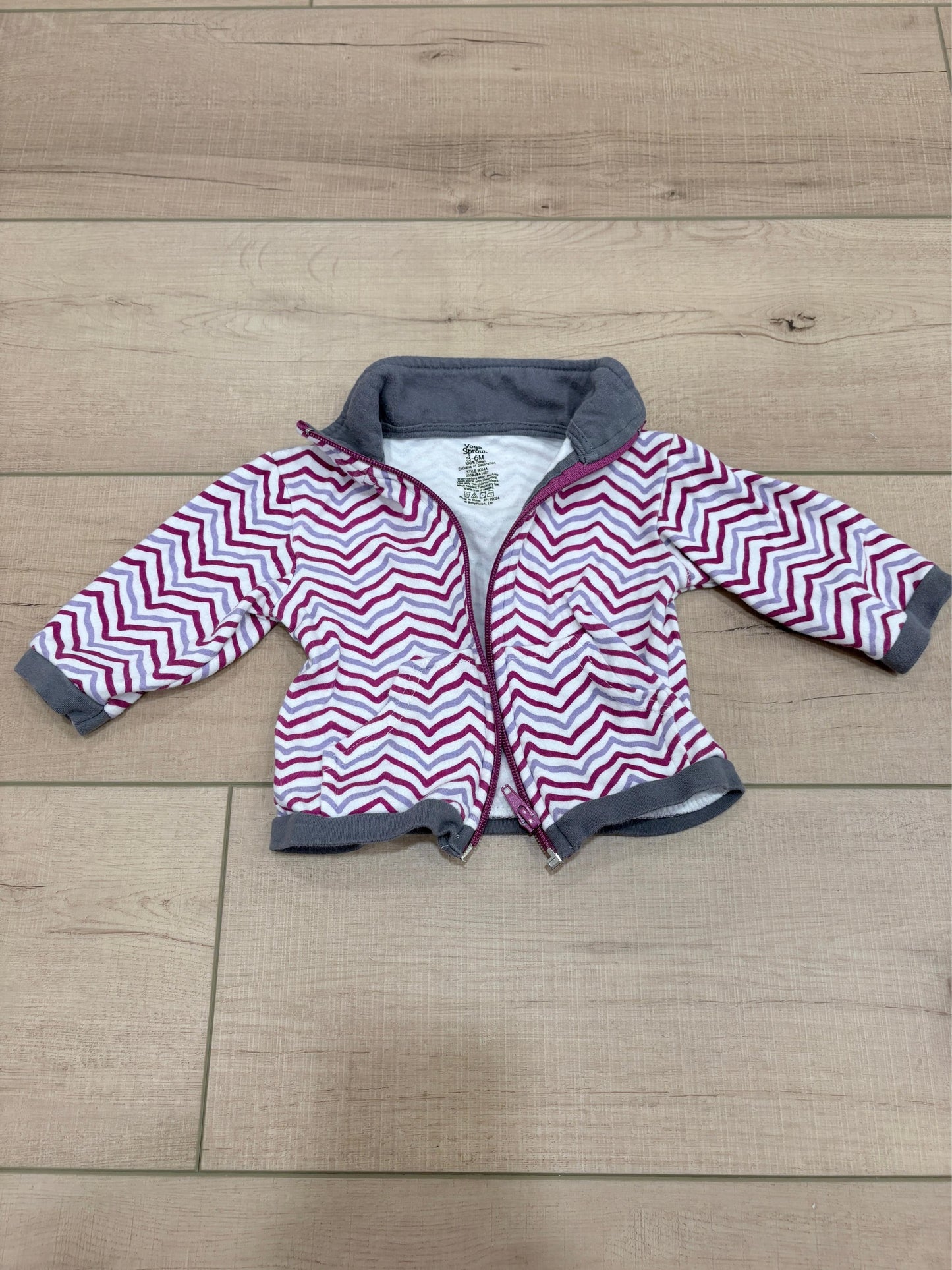 #37 3-6M Girls Yoga Sprouts 3-Piece Sweatsuit Matching Set