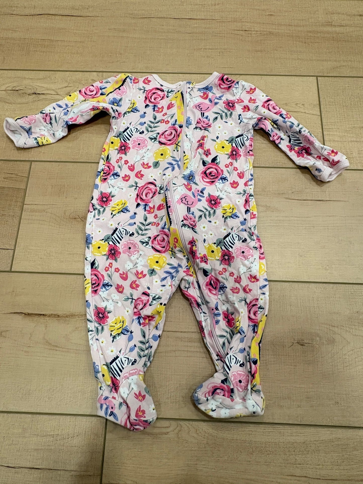 #37 REDUCED-6M Floral Sleeper