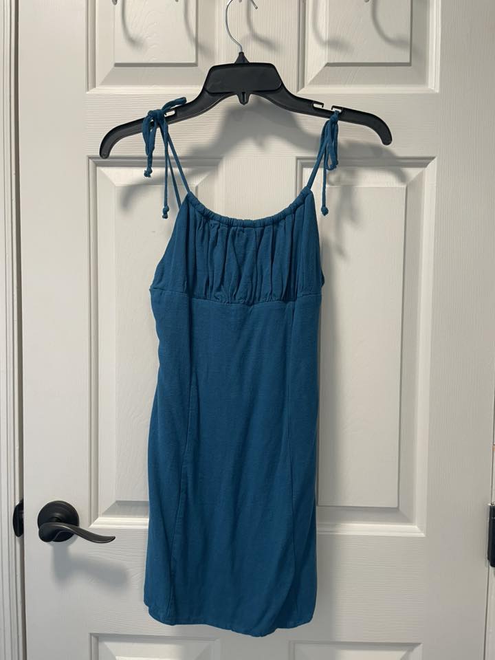 L.A. Hearts Tie Strap Teal Dress Women's Size Small