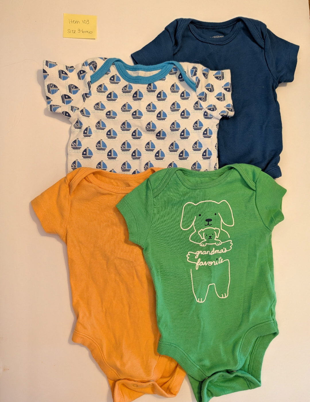 Seller 97, Old Navy Onesie Bundle, baby, size 3-6mo (item 103)