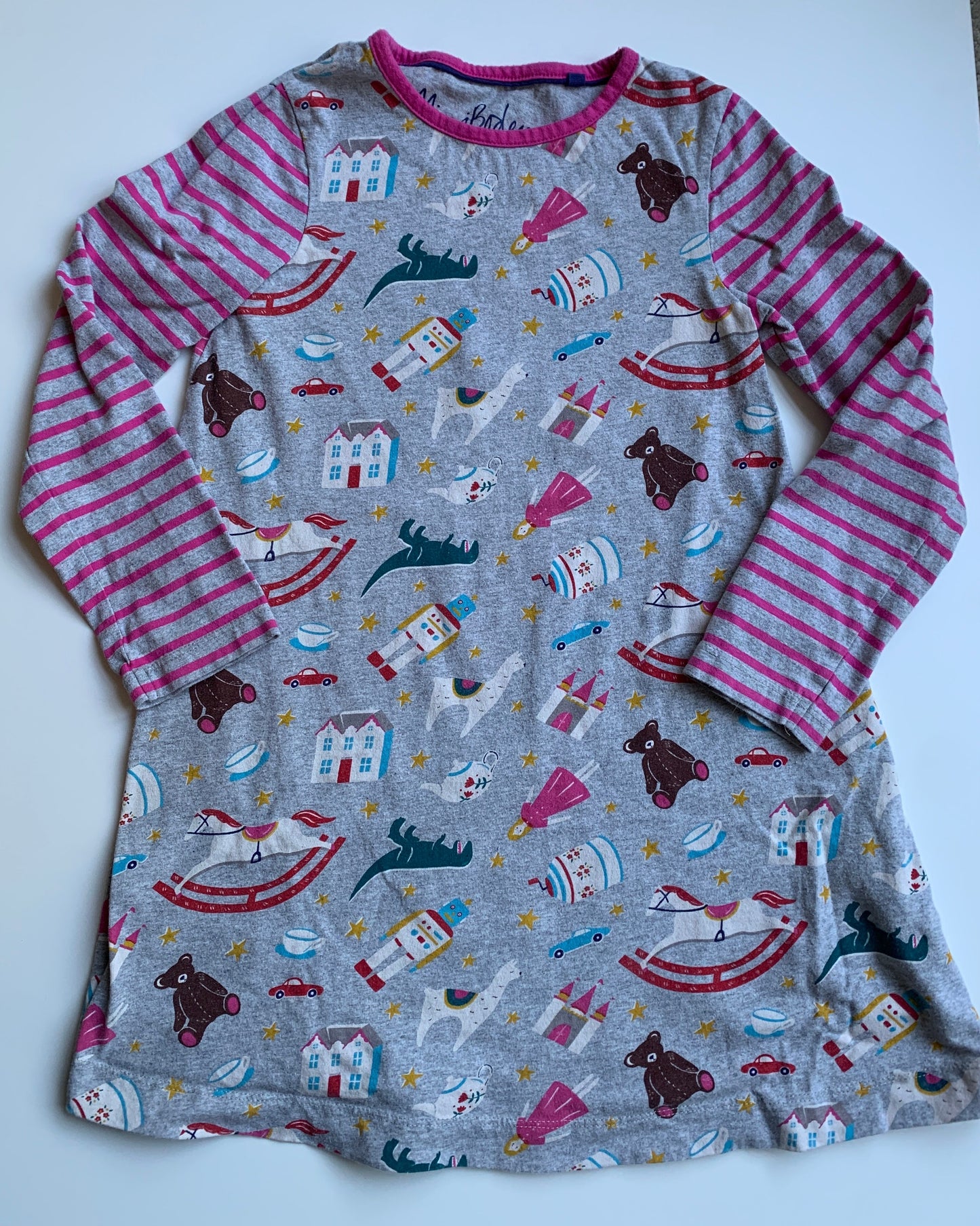 Seller 122 Boden Size 7/8 Holiday Toys Dress
