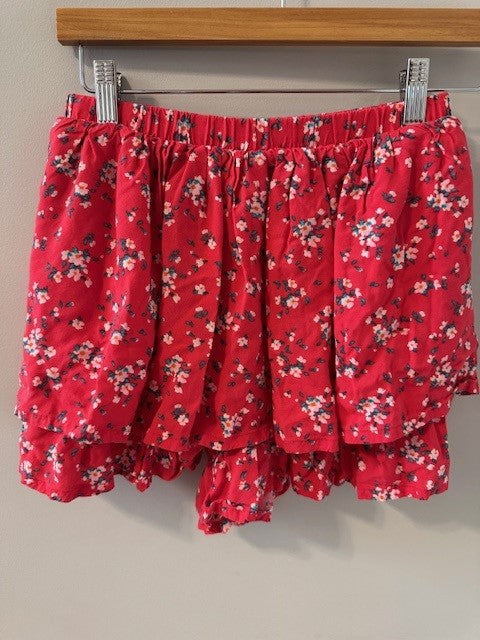 Seller #141 Old Navy Floral Skort size 10/12 GUC