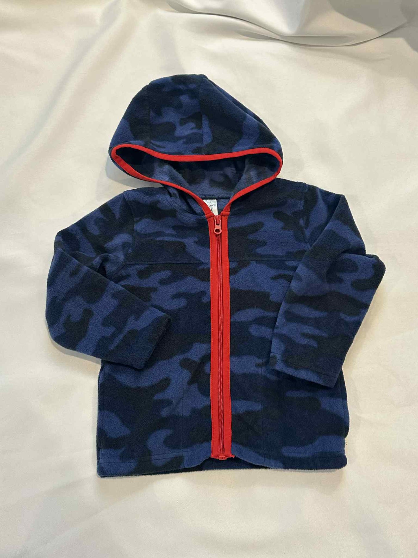 #149 3T Camo Zipper Hoodie Coat