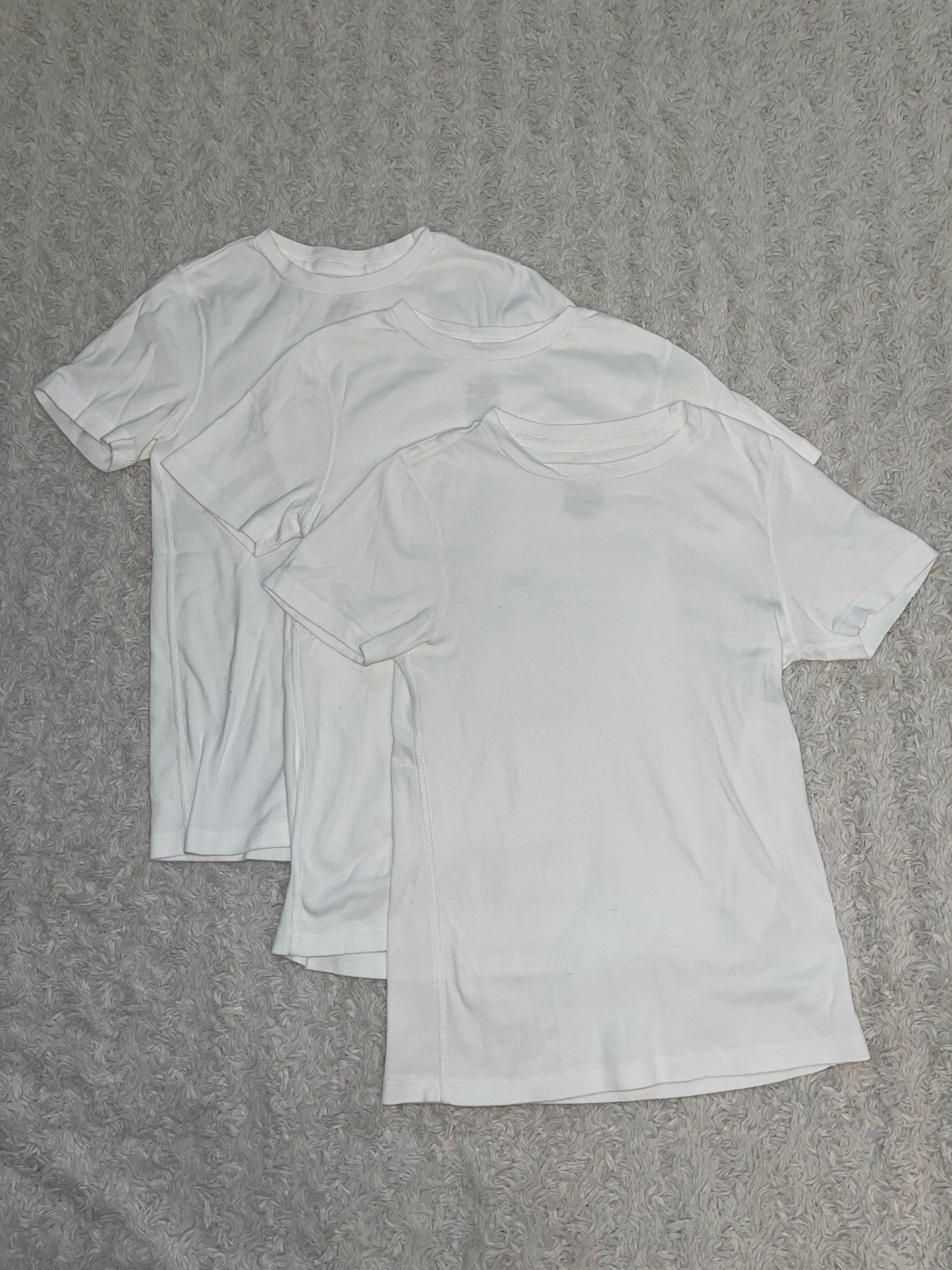 Seller # 1A - EUC Hanna Andersson White Undershirt. Size 140/150 (10/12) 3 pack