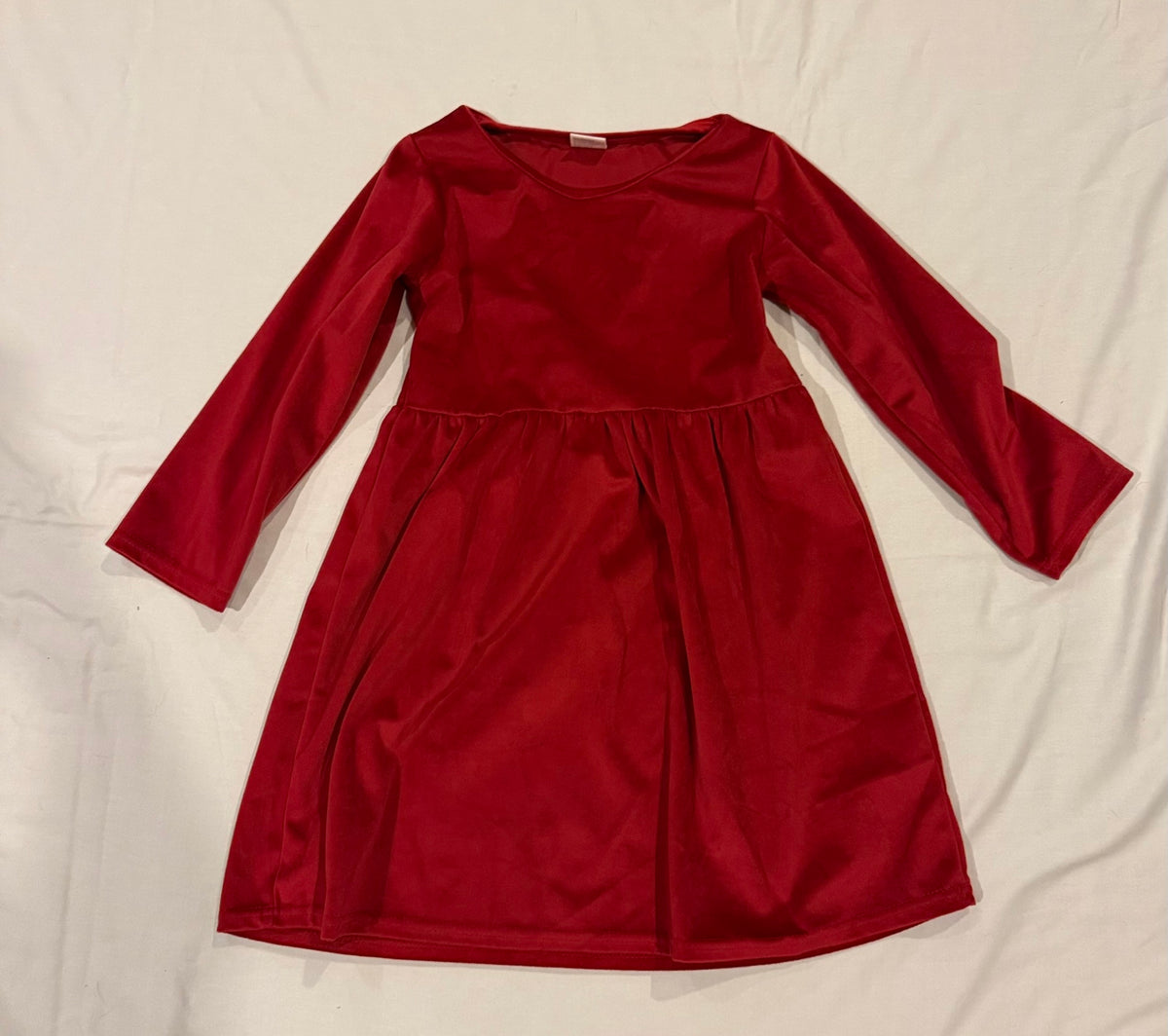 Seller #142 Girls 4XL (10/12) Red Velvet Dress