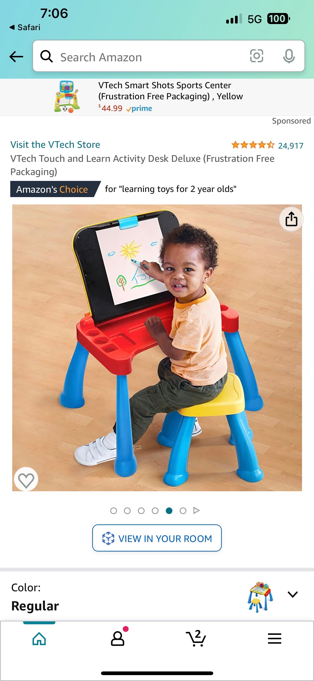 #180 Vtech Learning Table