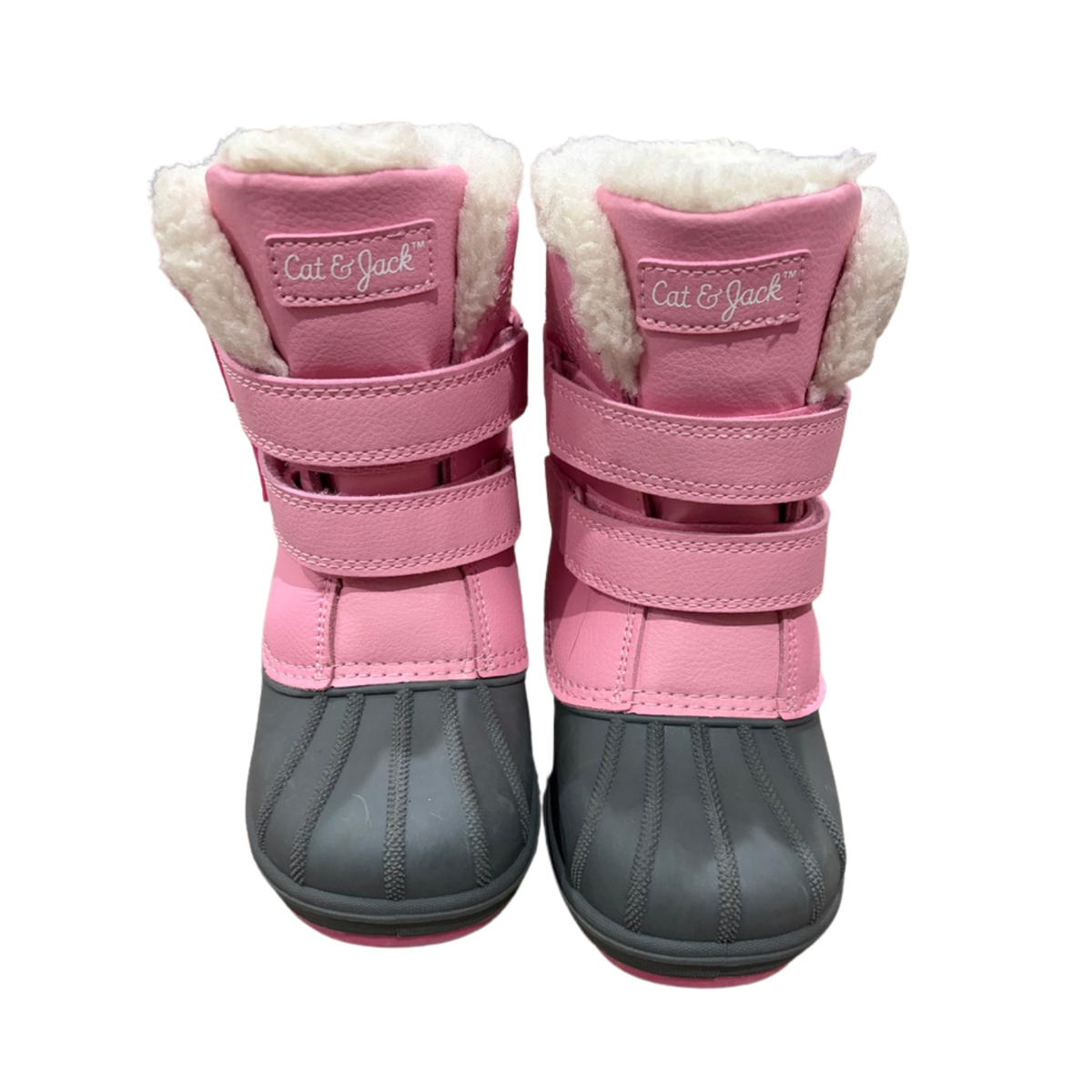 #88 Pink Cat & Jack Snow Boots Size 12