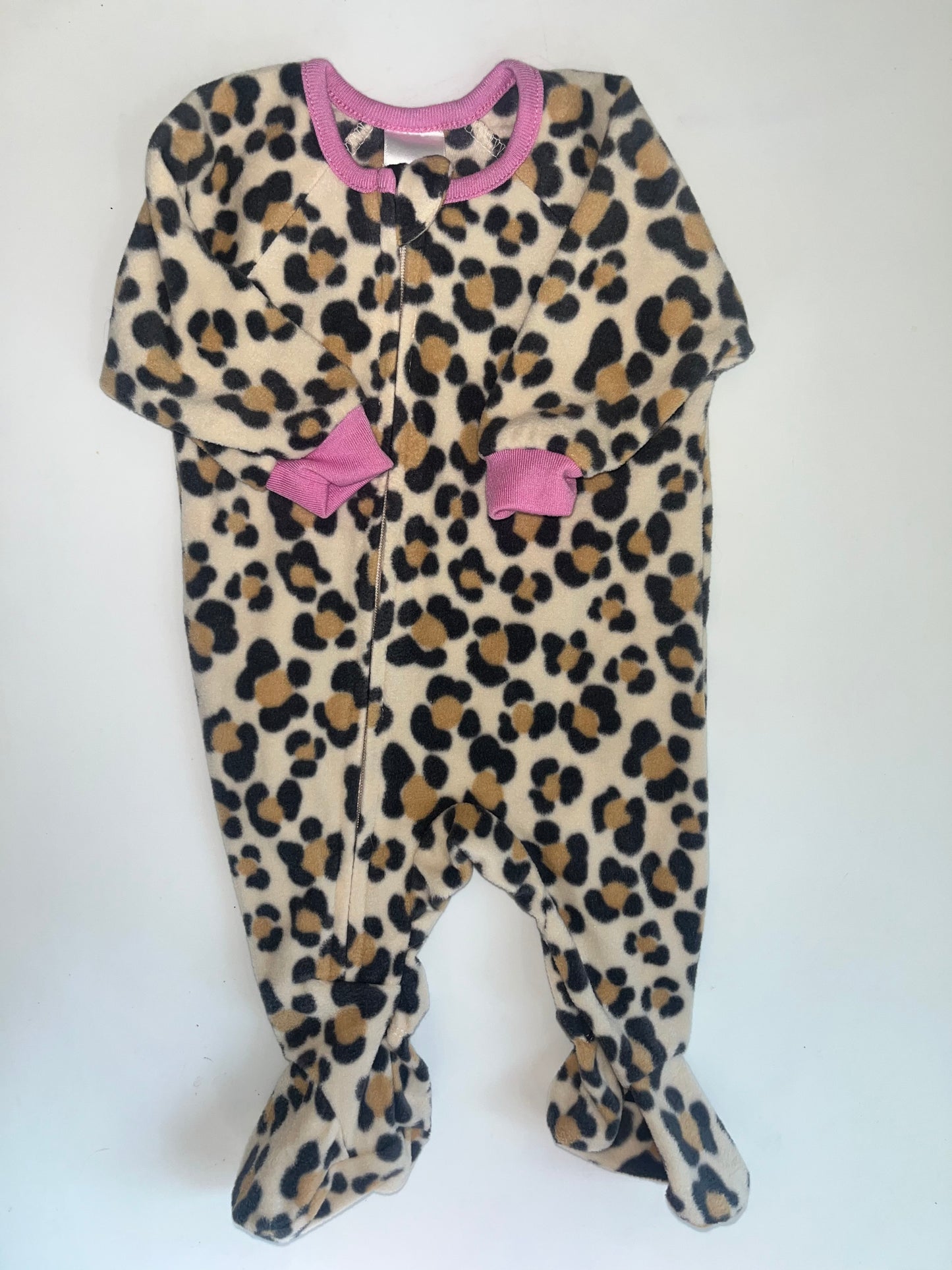 Seller #20 fleece animal print sleeper size 0-3 mo
