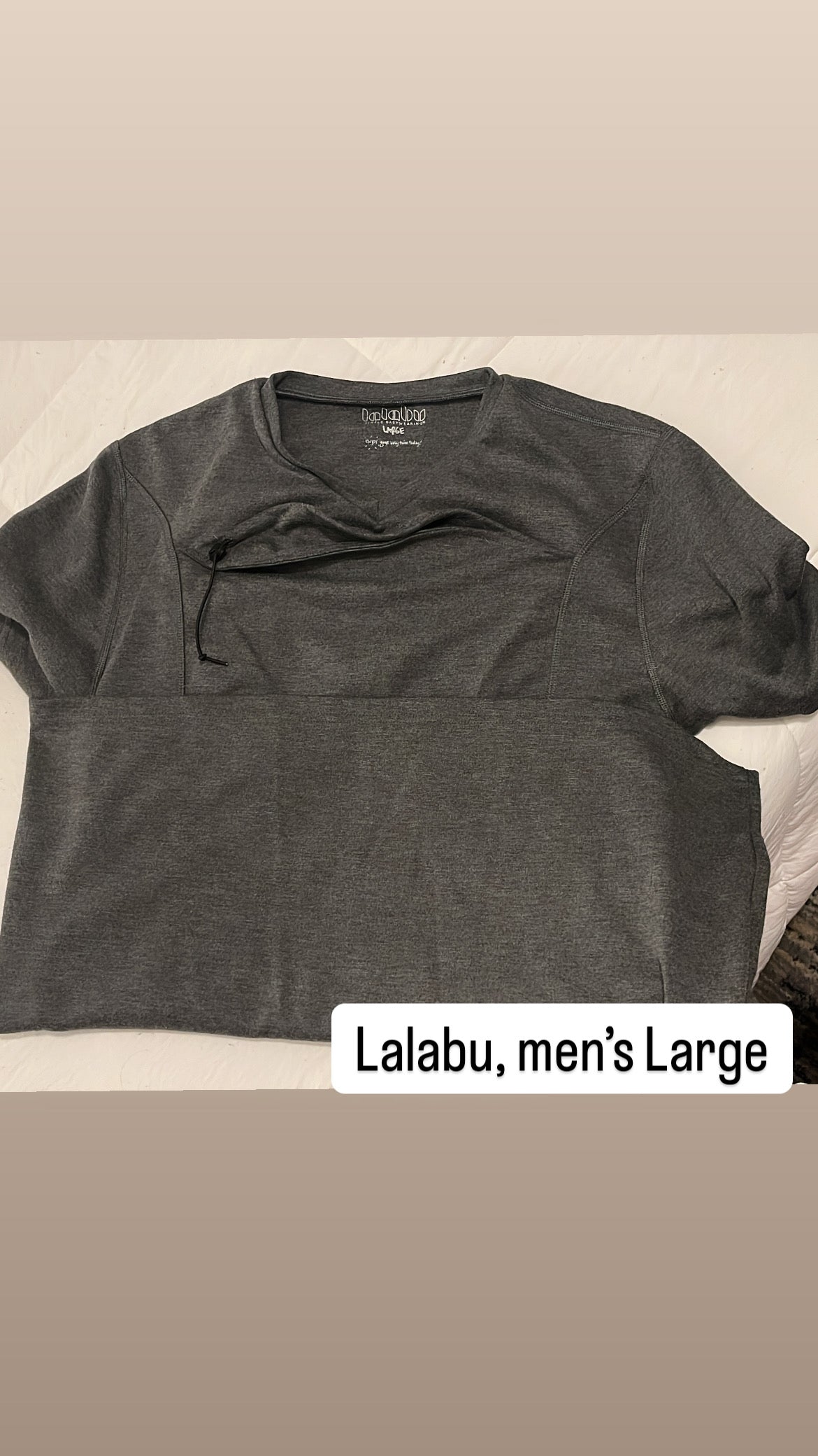 Seller #34 - Lalabu Men’s Large Gray “Dad Shirt”