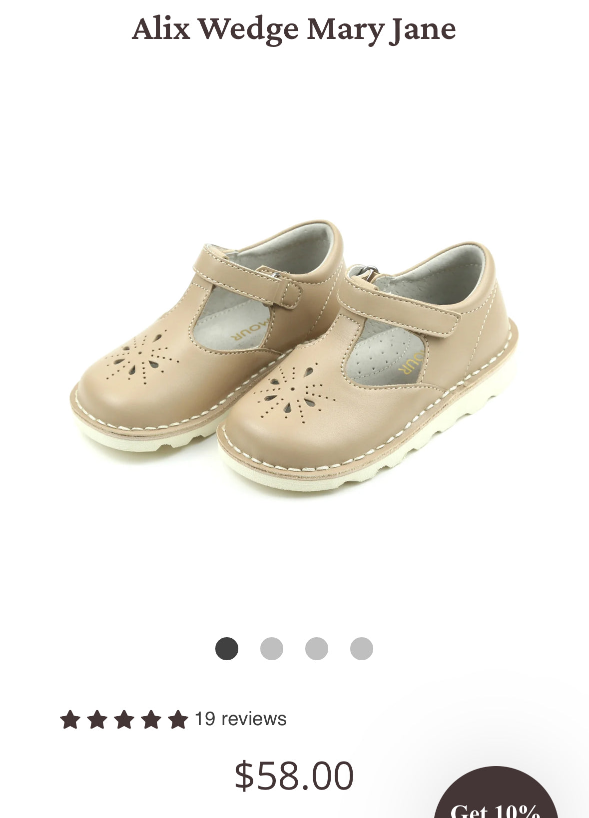 (#158) l'amour | EUC | 9 | alix wedge mary jane | 45227