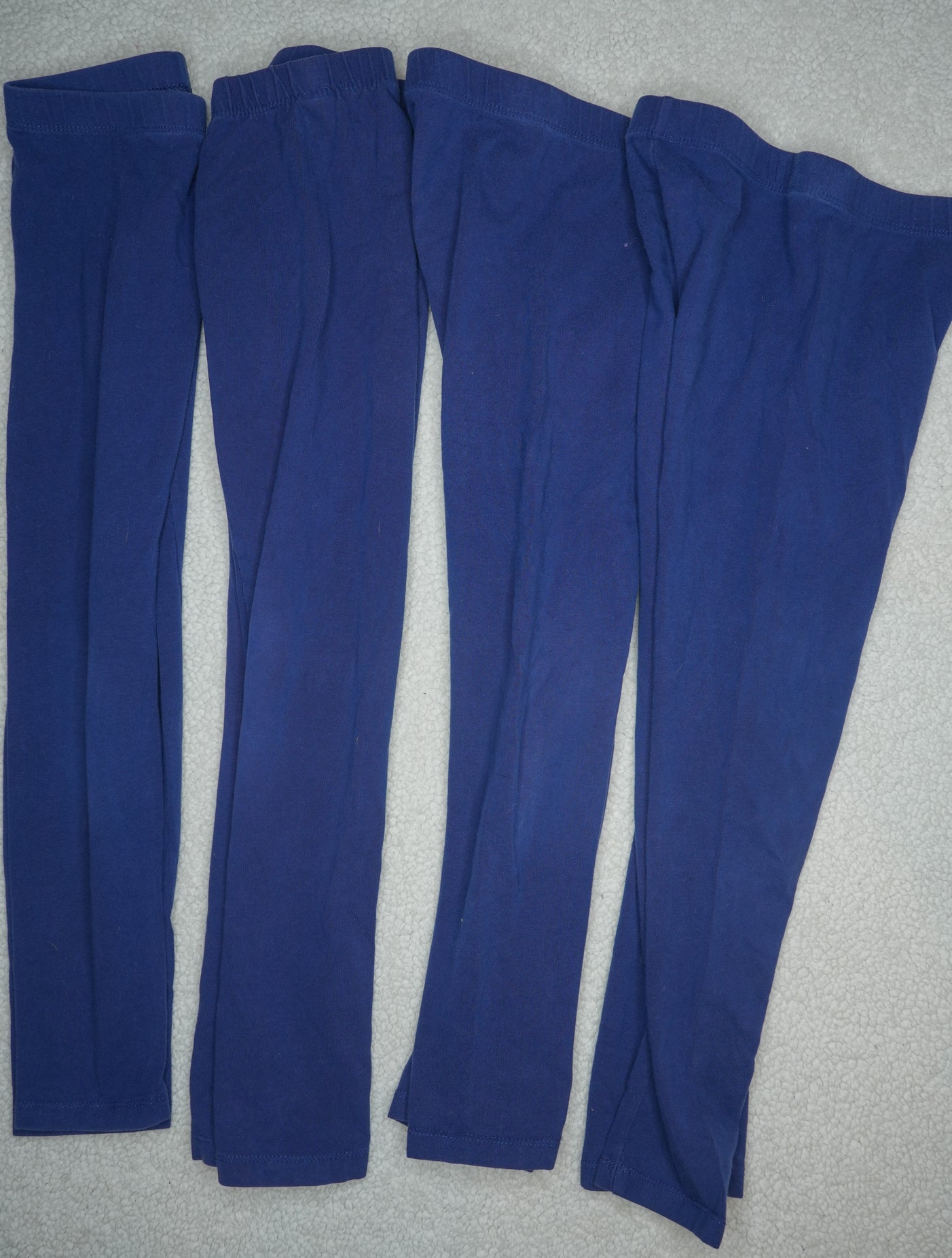 #31 Lot of 4 Girls' Cat & Jack Navy Leggings, Size 7/8