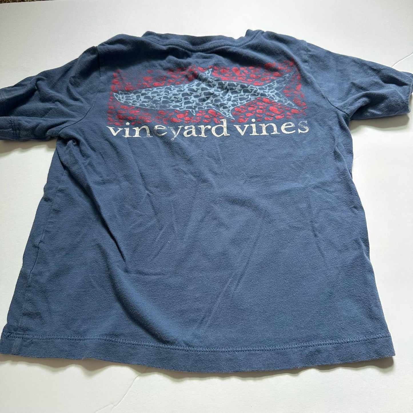 #162 Vineyard Vines Blue Shirt Boys 3T