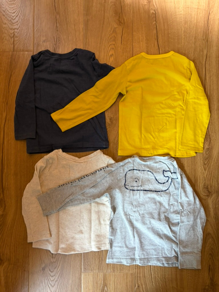 #6 - Assorted Brands Boys Long Sleeved Shirts (bundle of 4) -3T