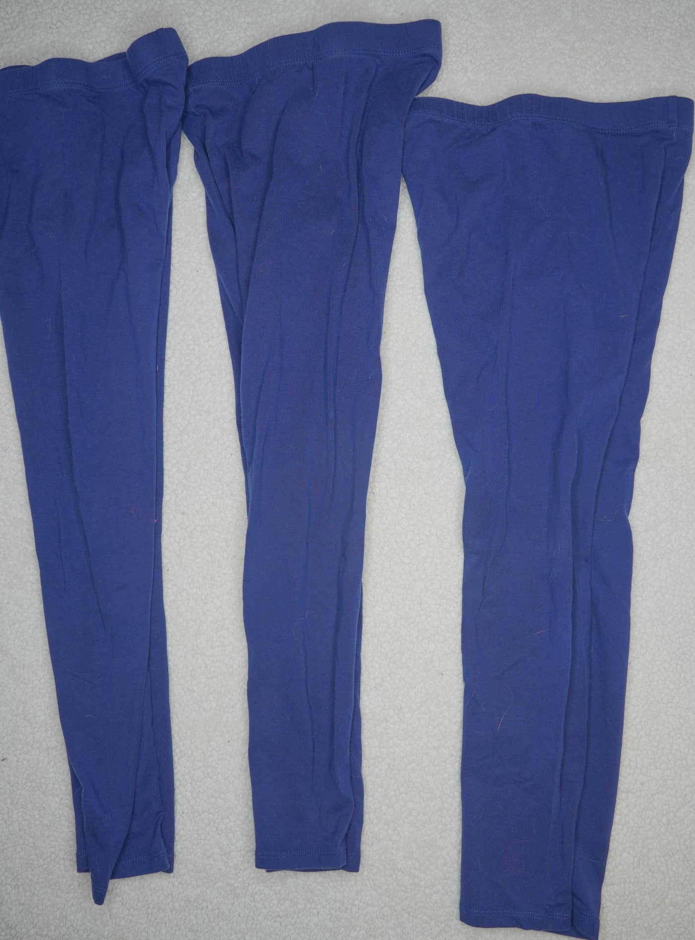 #31 Lot of 3 Girls' Cat & Jack Navy Leggings, Size Medium (8)