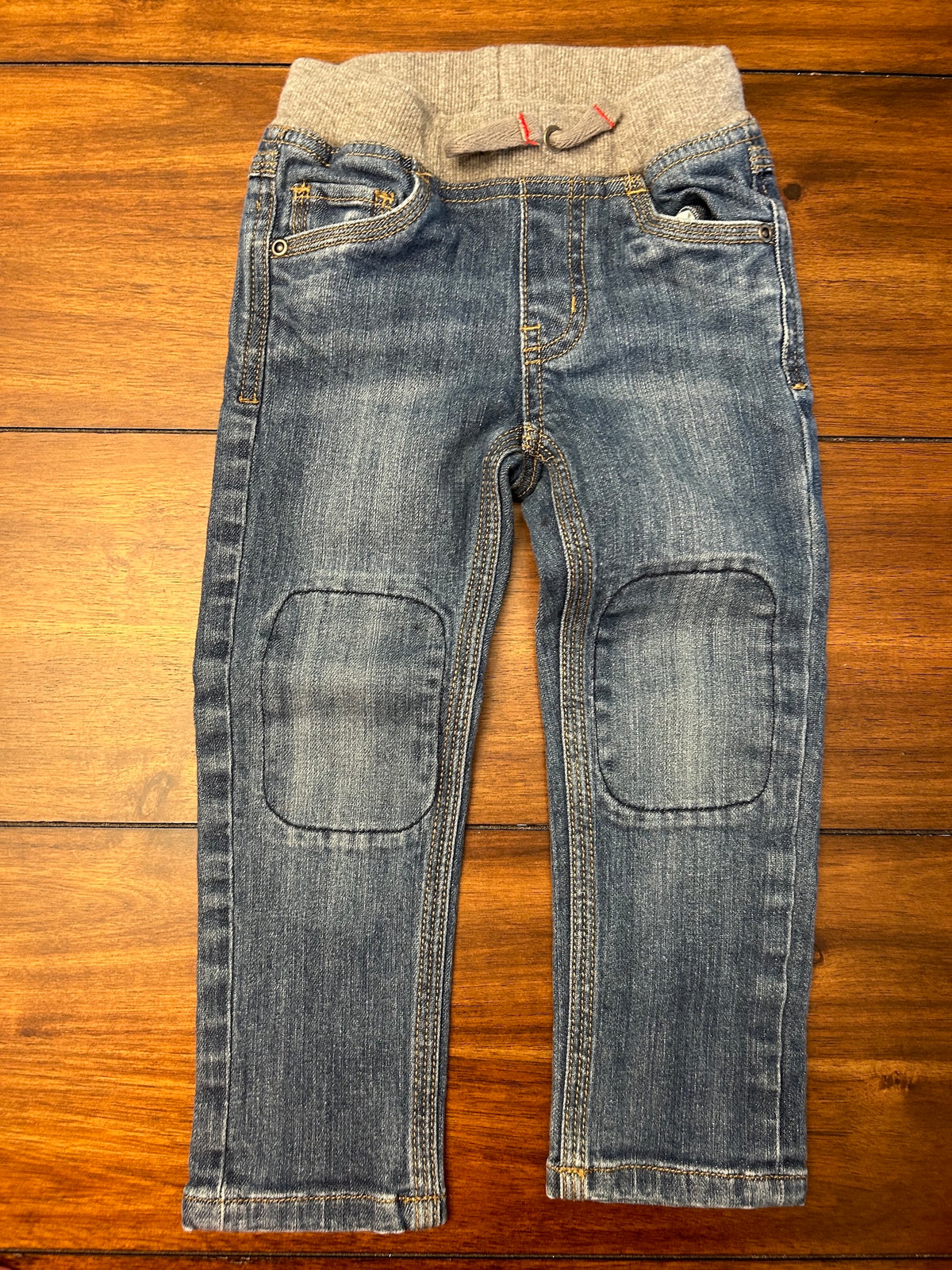 #197 Hanna Andersson Boys Size 3 (90) Blue Medium Wash Jeans